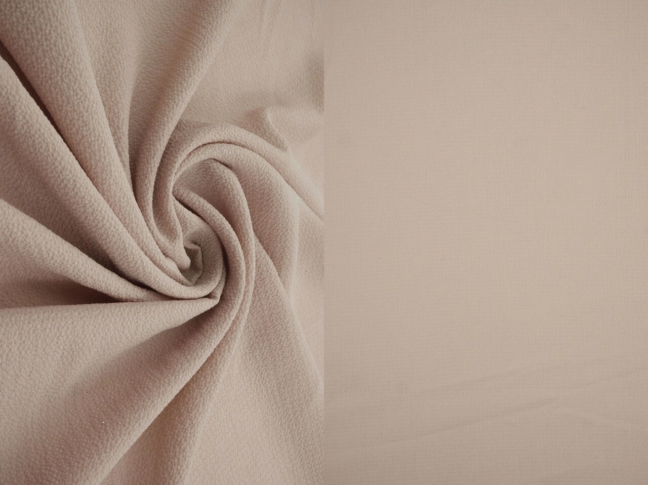 1 Yard Solid Ghost Bubble Crepe Fabric, Lightweight Textured Stretch, 95% Polyester and 5% Spandex, 57/58" Wide for Apparel